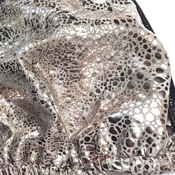 Beach Bunny Metallic Gold side tie 2 pc swimsuit - Picture 7 of 16